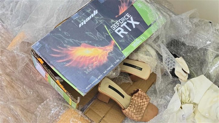 Immagine di Compra una scheda Nvidia, riceve un paio di scarpe