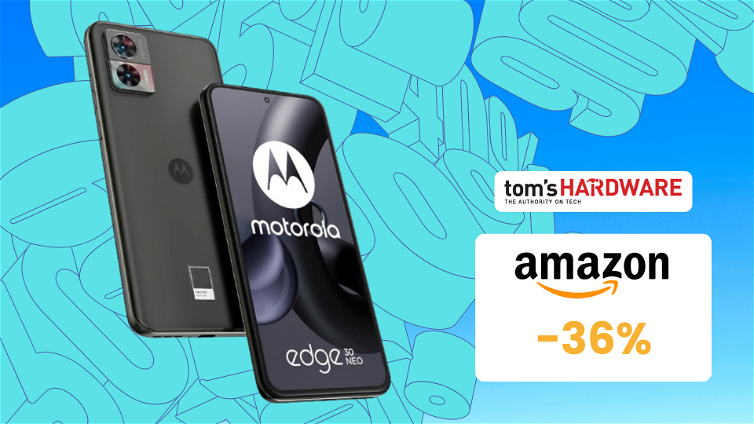 Immagine di SVUOTATUTTO AMAZON: Motorola Edge 30 Neo in sconto del 36%!