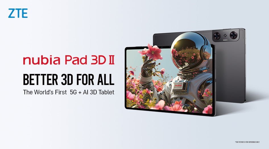 Immagine di Il tablet con schermo 3D senza occhiali si migliora, ecco Nubia Pad 3D II