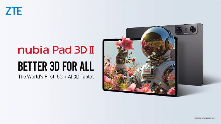 Immagine di Il tablet con schermo 3D senza occhiali si migliora, ecco Nubia Pad 3D II