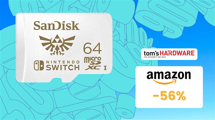 Immagine di Questa microSD a tema Zelda per Nintendo Switch oggi vi costa POCHISSIMO! (-56%)