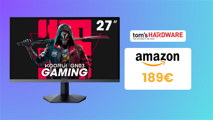 Immagine di Questo monitor da gaming da 27" costa solo 189€ ed è un affare!