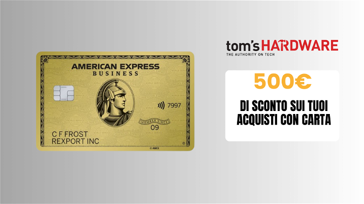 Immagine di Carta Oro Business American Express ti regala 500€ di sconti