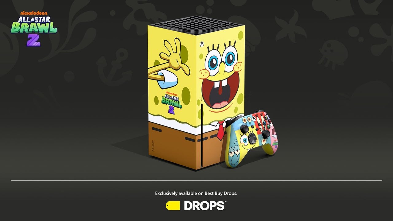 Immagine di Questa Xbox Series X di Spongebob è inquietante, ma tanto non potete averla