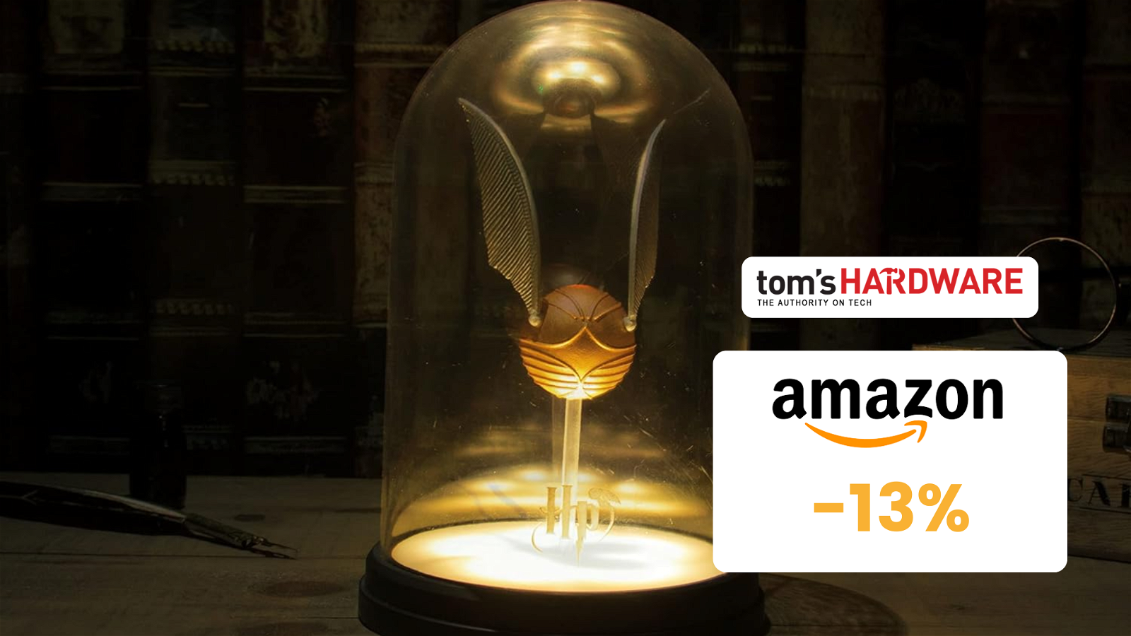 Immagine di BELLISSIMA lampada boccino d'oro di Harry Potter scontata su Amazon! Solo 25€