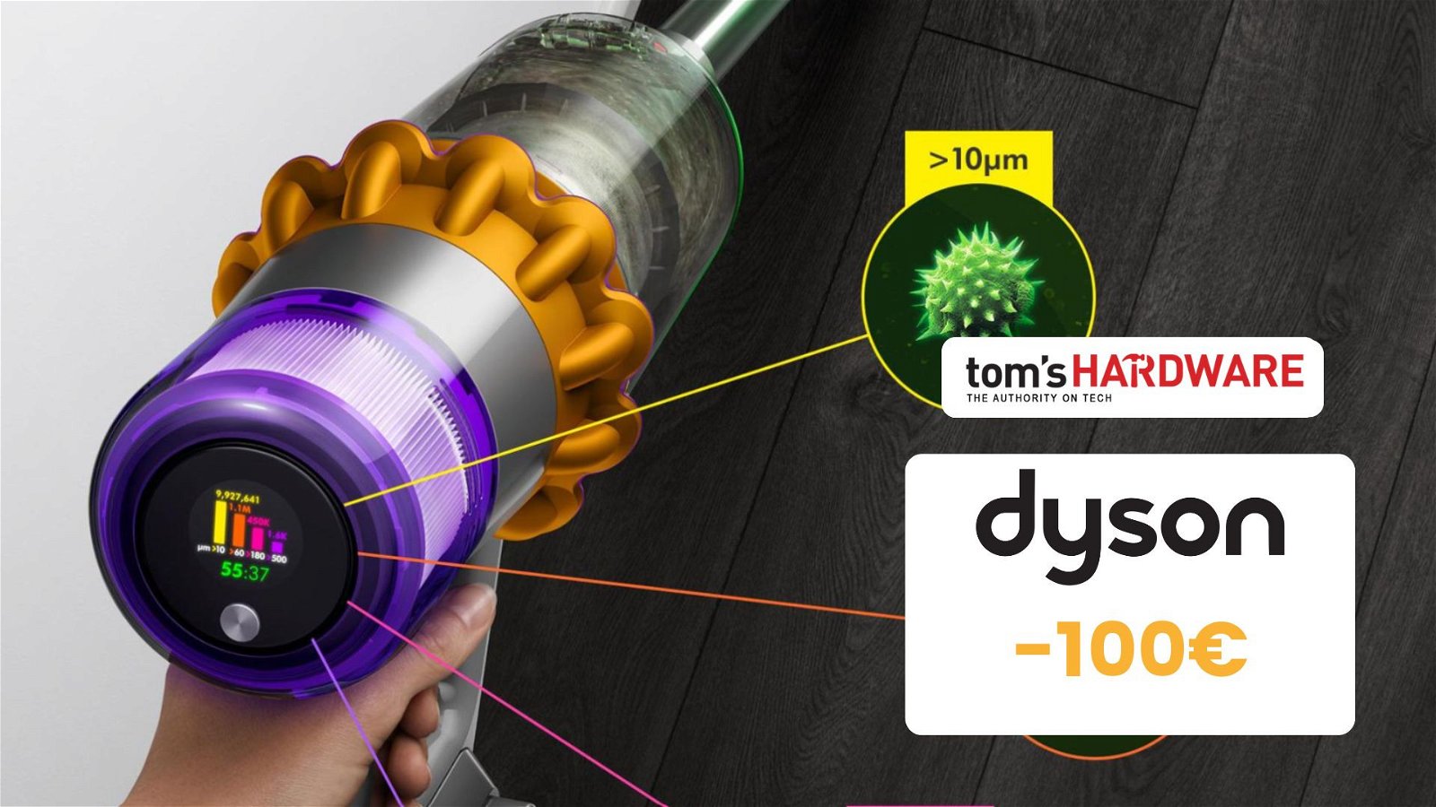 Immagine di Dyson V15 in sconto di 100€ sullo store ufficiale!