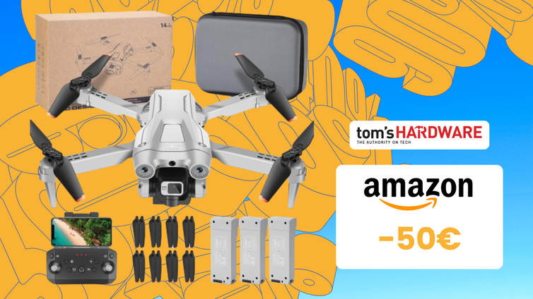 Immagine di Prezzo BOMBA su questo drone con telecamera 2K grazie al COUPON da 50€