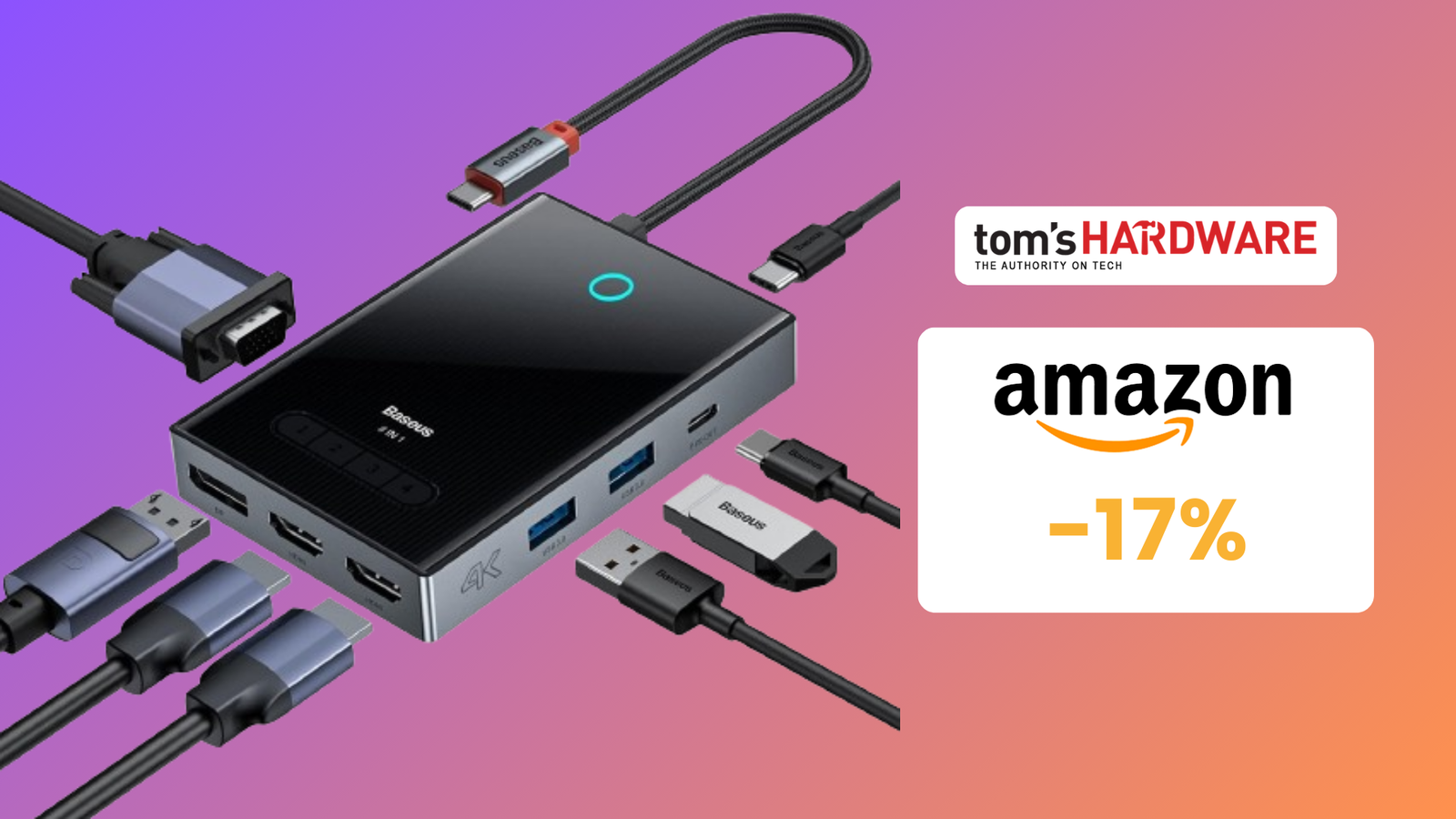 Immagine di Questa docking station con porte HDMI è IMPERDIBILE! -17%