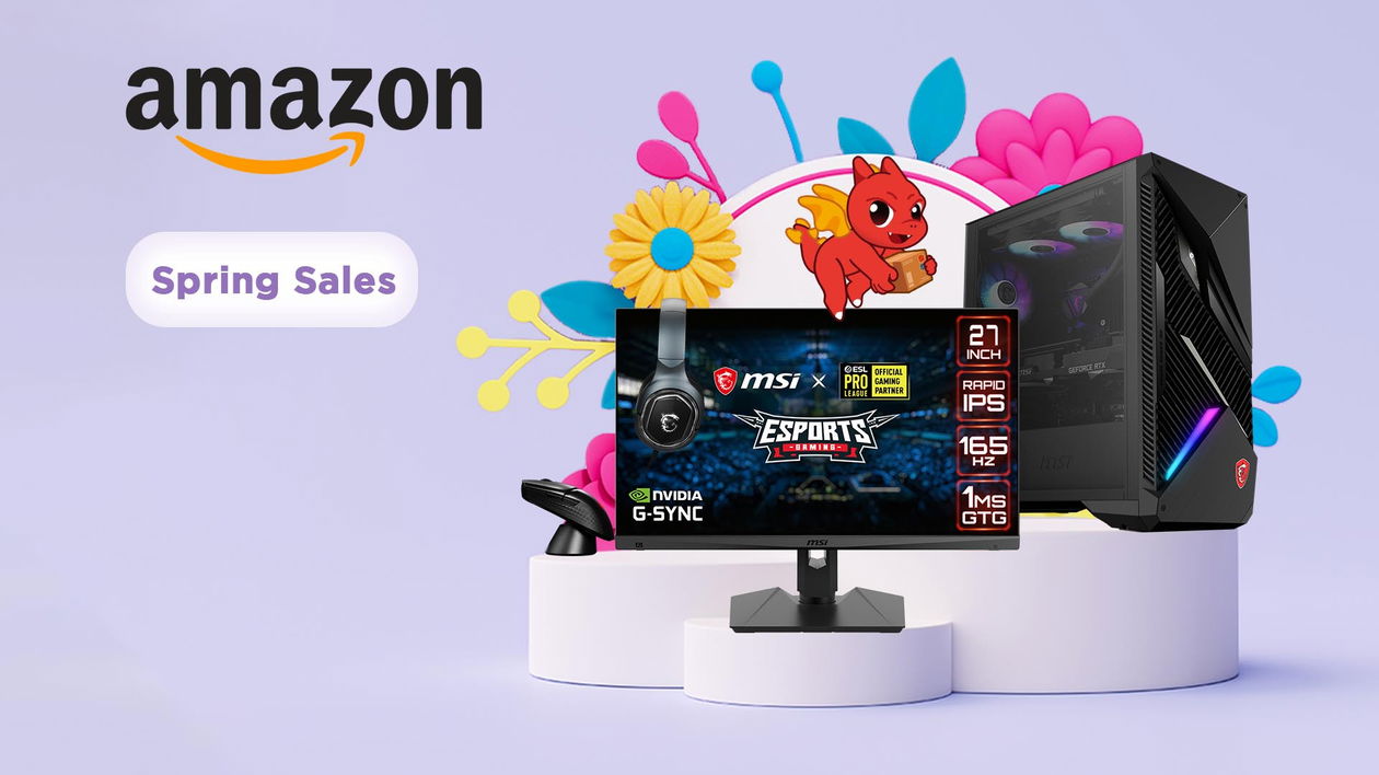Immagine di Monitor e PC gaming MSI scontati fino a 700€ per le offerte di primavera!