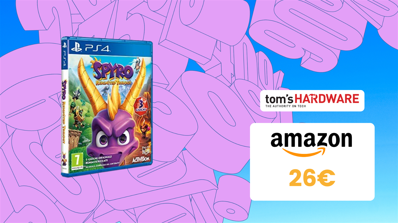 Immagine di Spyro Reignited Trilogy per PS4 a un prezzo SHOCK! Soli 26€!
