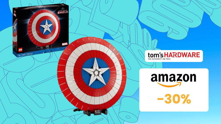Immagine di SUPER sconto su questo bellissimo Scudo di Captain America LEGO! (-30%)!