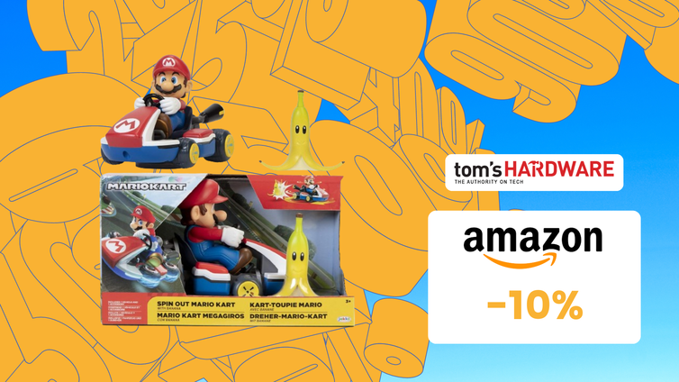 Immagine di ECONOMICO e divertentissimo: Mario Kart Spin&Out in SCONTO a 26€!