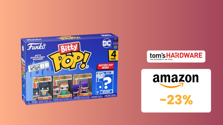 Immagine di Questo fantastico set Funko Bitty Pop di Batman è scontato a SOLI 12€!