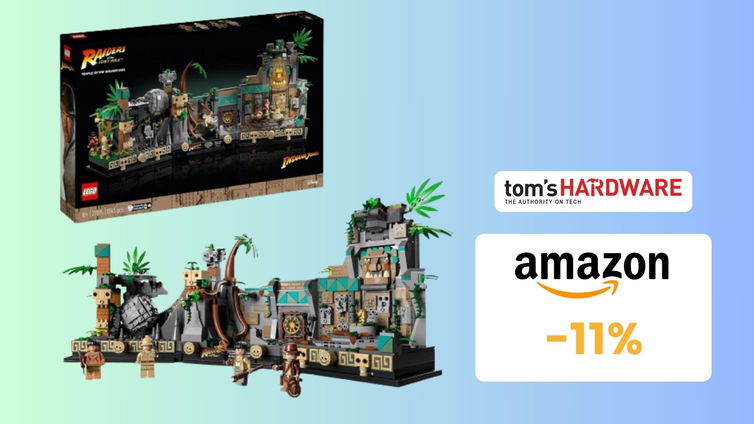 Immagine di BELLISSIMO set Tempio dell’Idolo d’Oro di Indiana Jones LEGO in offerta a 120€!