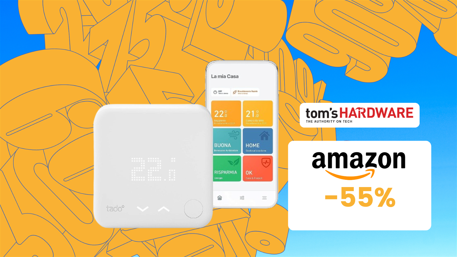 Immagine di Offerta TOP: termostato smart tado° kit base a metà prezzo! (-55%)