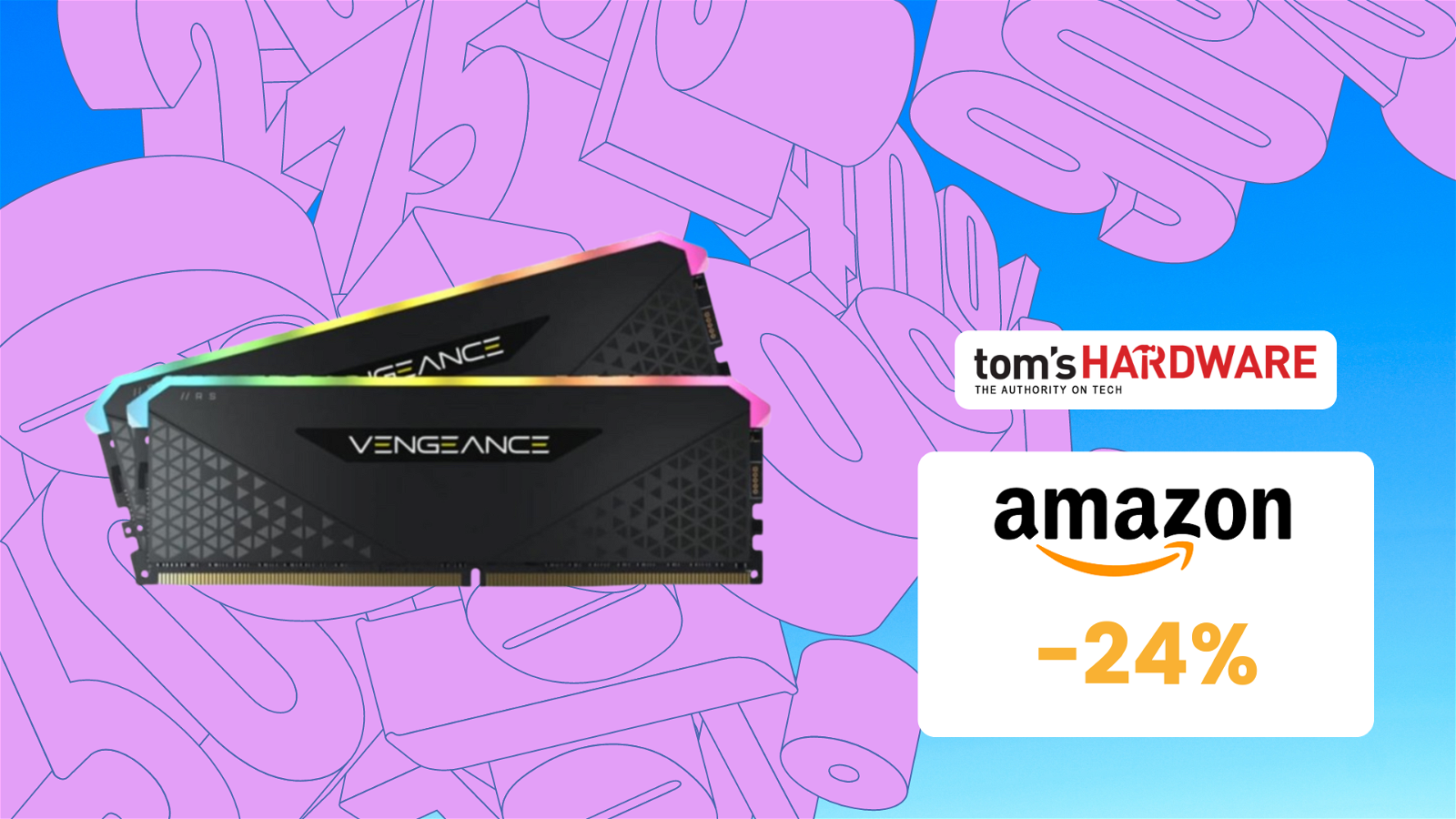 Immagine di SVUOTATUTTO Amazon: kit RAM DDR4 Corsair Vengeance a 50€! (-24%)