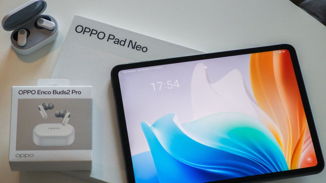 Immagine di Oppo Pad Neo, un buon tablet LTE a prezzo popolare | Recensione