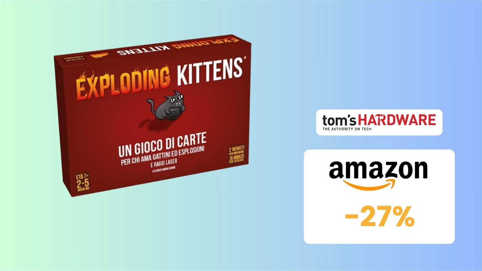 Immagine di Prezzo BOMBA su Exploding Kittens, su Amazon risparmi il 27%!