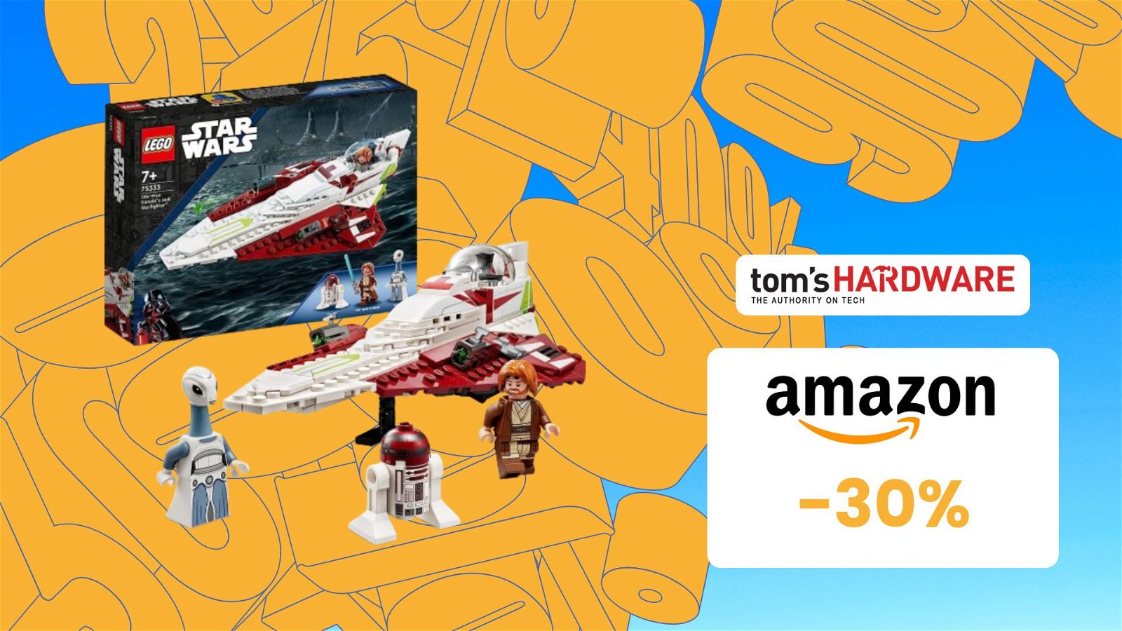 Immagine di Starfighter di Obi-Wan Kenobi LEGO, CHE PREZZO! Su Amazon risparmi il 30%