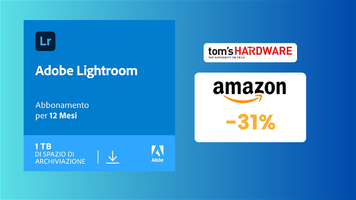 Immagine di Licenza Adobe Lightroom, 1 anno a un prezzo SHOCK! (-31%)