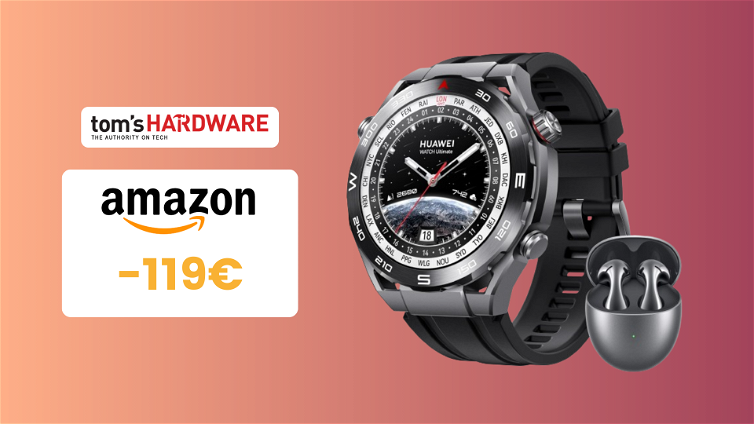 Immagine di MA CHE BOMBA! Smartwatch HUAWEI Ultimate + FreeBuds 5 a un prezzo TOP! (-119€)