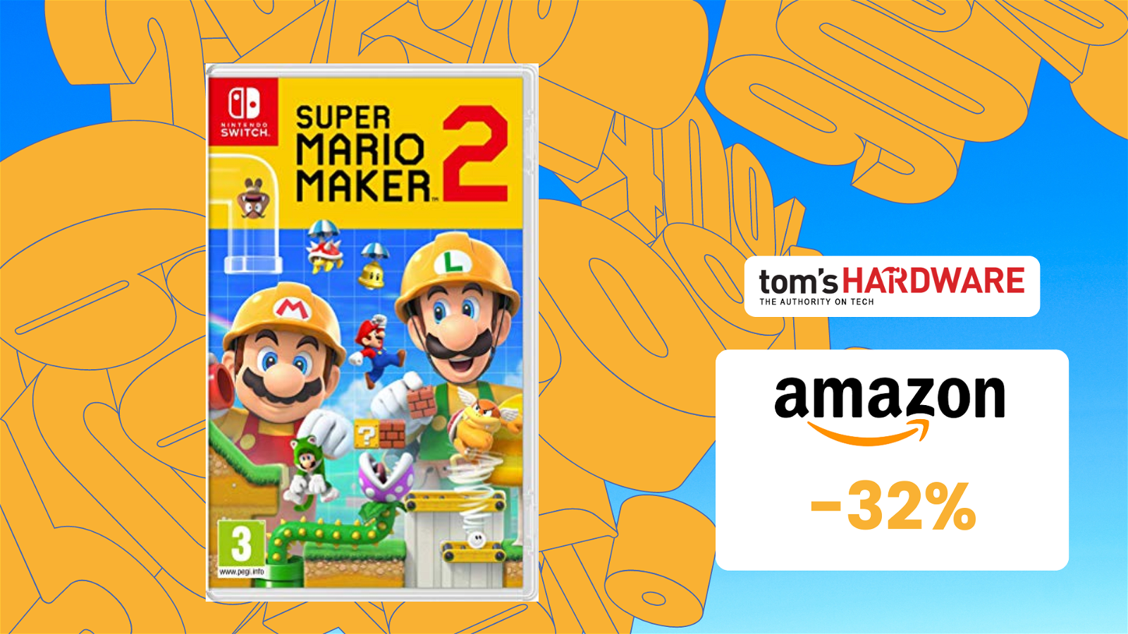 Immagine di CHE PREZZO! Super Mario Maker 2 per Nintendo Switch a SOLI 41€!