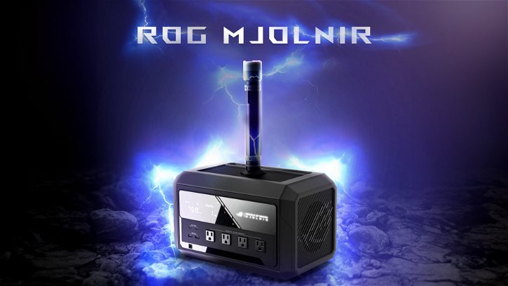 Immagine di ROG Mjolnir esiste davvero: una batteria per giocare ovunque, anche all'aperto