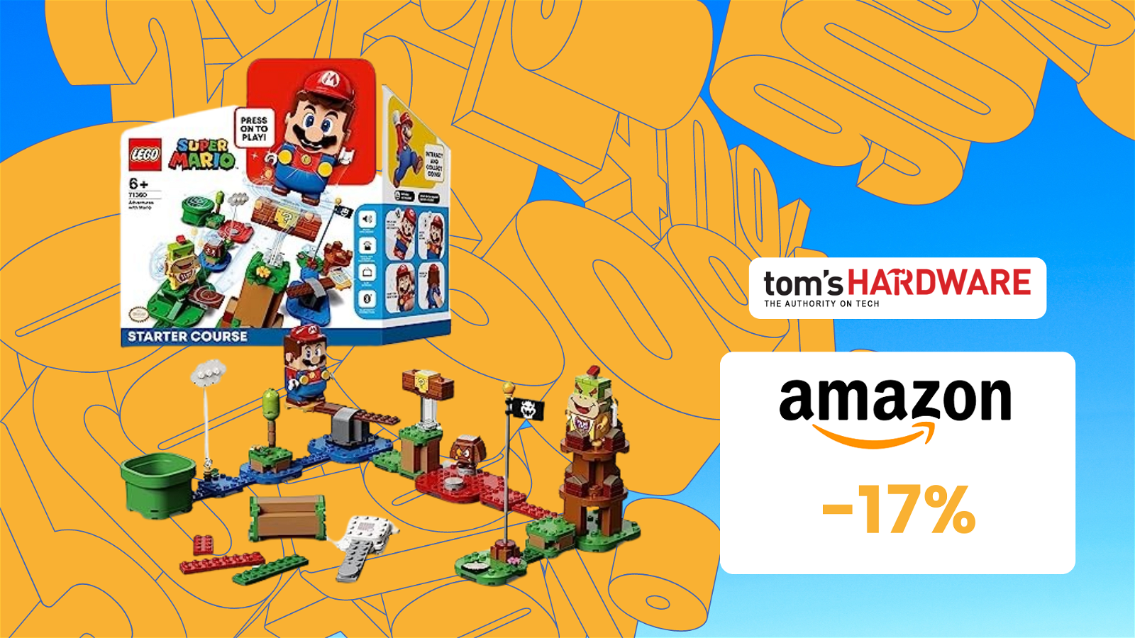 Immagine di LEGO Super Mario Starter Pack è scontato su Amazon del 17%!