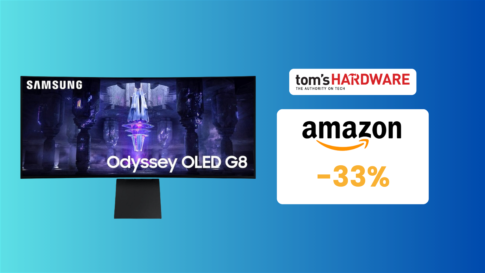 Immagine di Monitor Samsung Odyssey OLED G8 34" SCONTATISSIMO! (-33%)