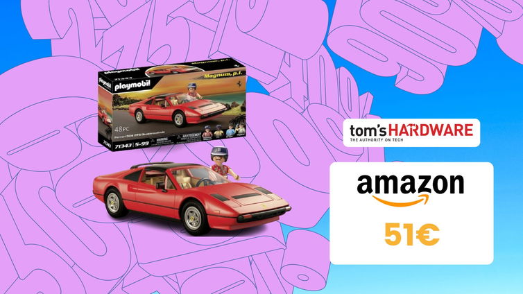 Immagine di Set Magnum P.I. con Ferrari di Playmobil, a 51€! IMPERDIBILE per i FAN!