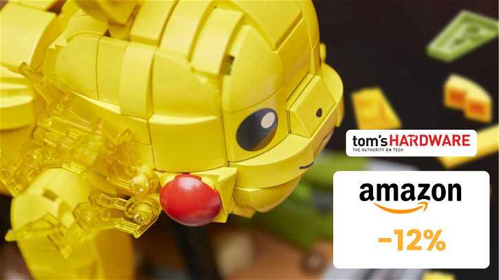 Immagine di Un Pikachu... IN STILE LEGO?! Lo trovi in sconto su Amazon!