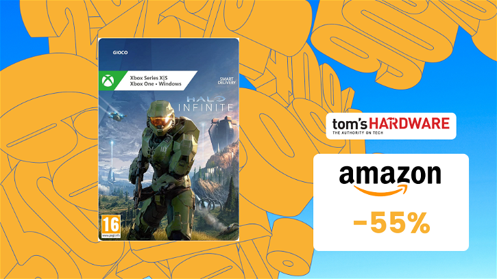 Immagine di Halo Infinite oggi costa MENO della metà su Amazon! (-55%)