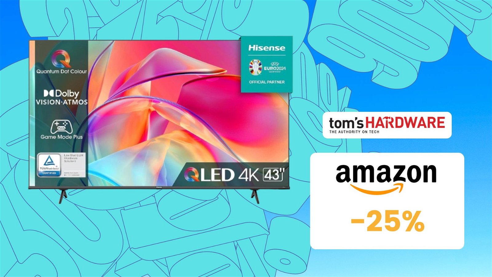 Immagine di Smart TV Hisense 43" 4K OLED, CHE PREZZO! Su Amazon scontato del 25%!