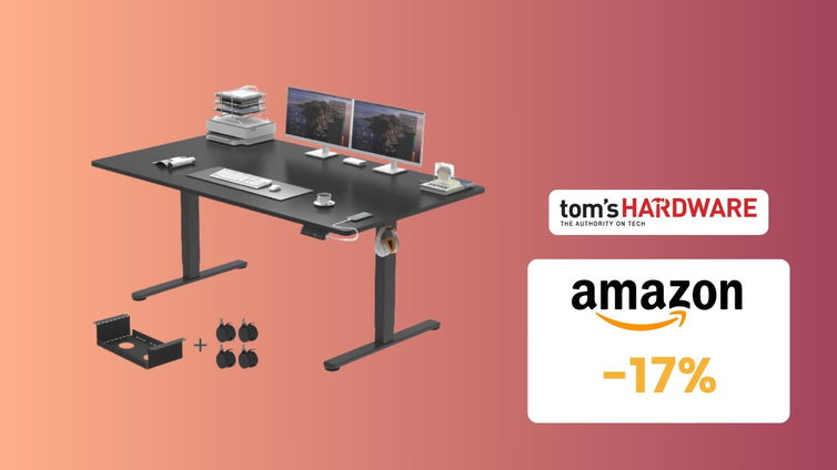 Immagine di Prezzo SUPER su questa scrivania regolabile su Amazon! In OFFERTA a 190€!