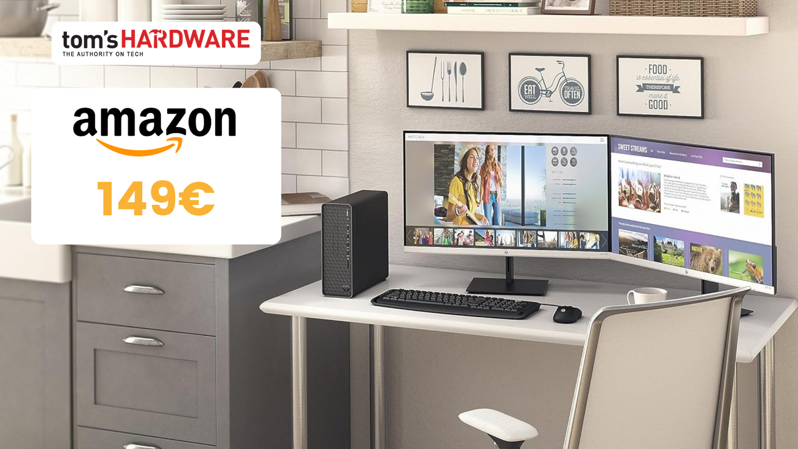 Solo 149€ per questo PC desktop HP! Ottimo per studiare!