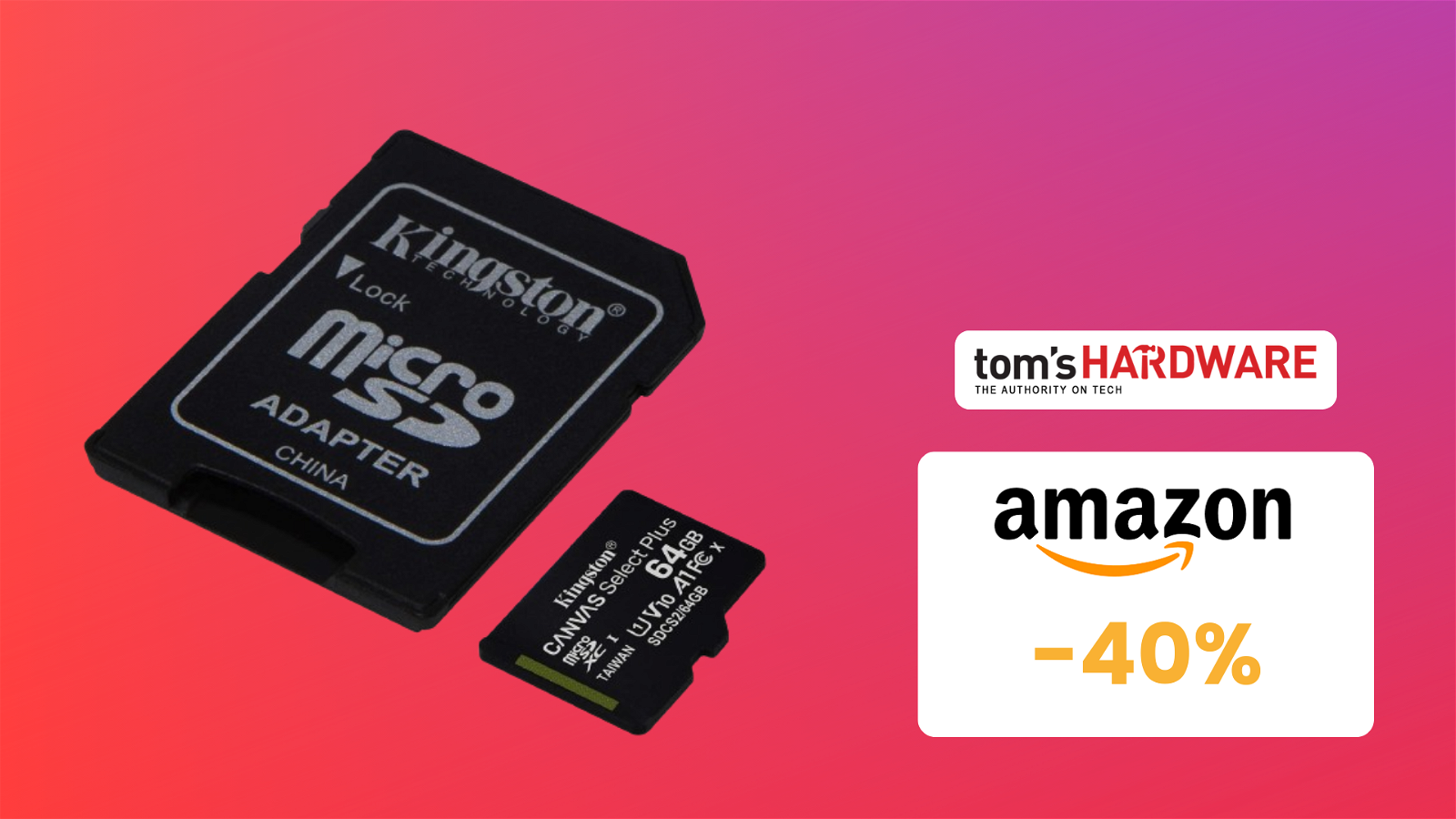 Immagine di SVUOTATUTTO Amazon: MicroSD di Kingston a SOLI 6€! -40%!