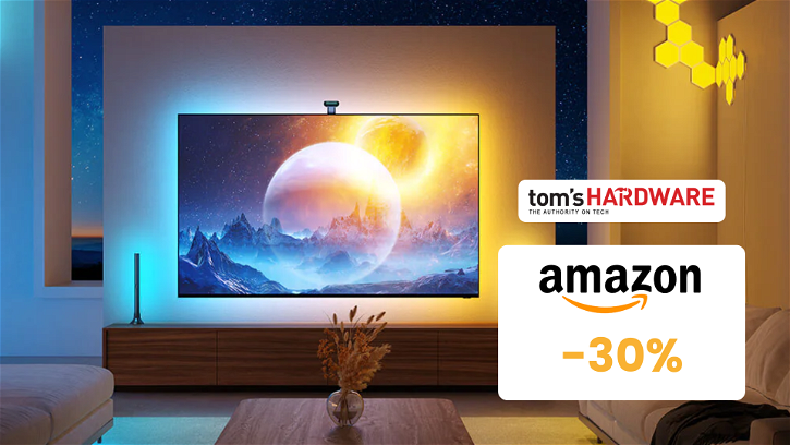 Immagine di Aggiungi l'illuminazione smart al tuo TV con poco più di 100€!