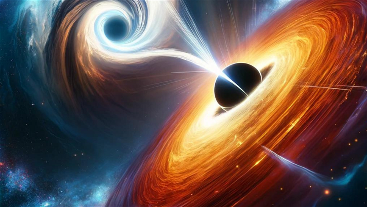 Immagine di Una stella di neutroni si sta fondendo con un oggetto non identificato