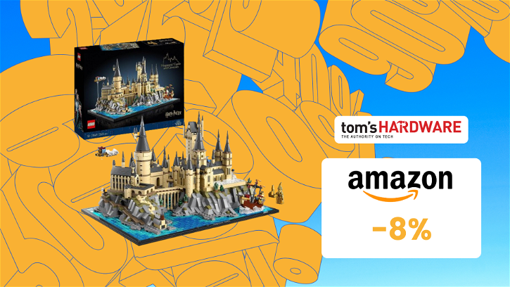 Immagine di STUPENDO set LEGO Castello e Parco di Hogwarts in SCONTO su Amazon!