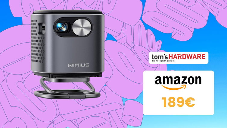 Immagine di Mini proiettore portatile in offerta con SCONTO e COUPON!