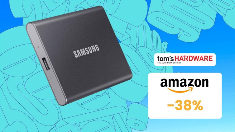 Immagine di SSD esterno 1 TB Samsung SCONTATO del 38%! In offerta a 99€!