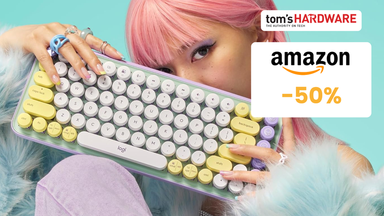 Immagine di CHE STILE questa tastiera Logitech! In sconto del 50%