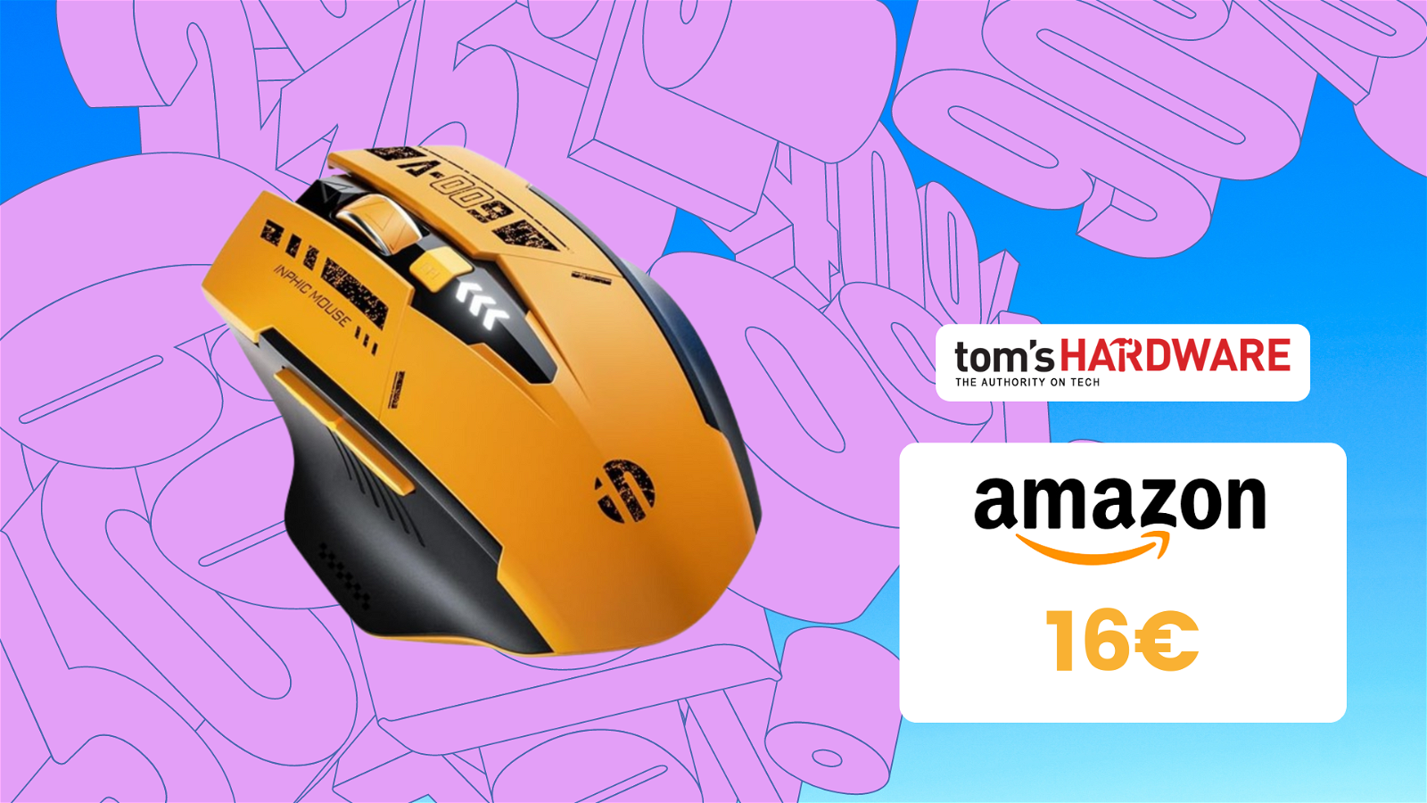 Immagine di Questo mouse wireless dal design unico costa POCHISSIMO su Amazon! SOLO 16€