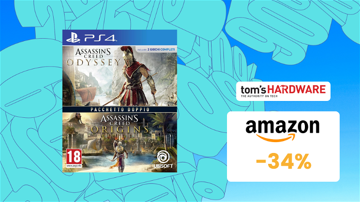 Immagine di Che accoppiata! Assassin's Creed Origins + Odyssey per PS4 in SCONTO a soli 33€!