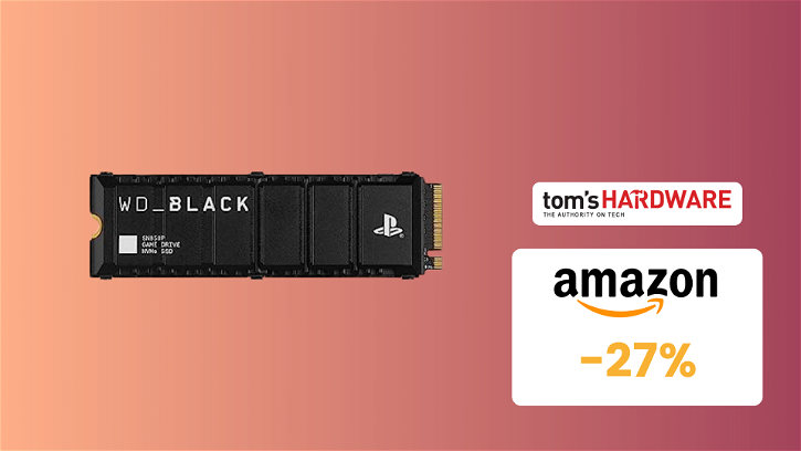 Immagine di WD_BLACK SN850P 1TB a un PREZZO TOP! Su Amazon risparmi il 27%!