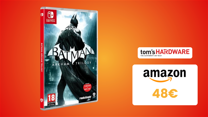 Immagine di Batman: Arkham Trilogy per Nintendo Switch al prezzo scontato di SOLI 48€!