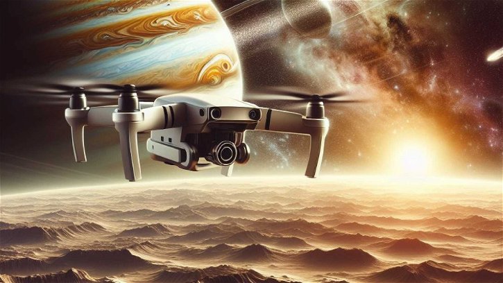 Immagine di Missione approvata: un drone andrà su Titano, la più grande luna di Giove