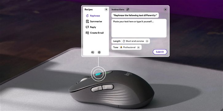 Immagine di Questo mouse ha un tasto dedicato per ChatGPT, ma serve davvero?