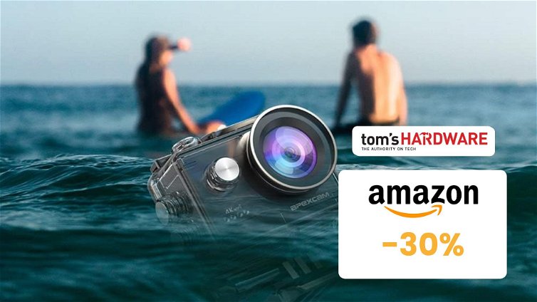 Immagine di Action Cam 4K a meno di 50€ con scheda di memoria inclusa!