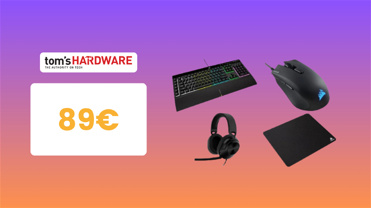 Immagine di Offerta TOP su questo bundle gaming Corsair! 4 prodotti a soli 89€